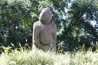 Статуя половецкой каменной бабы